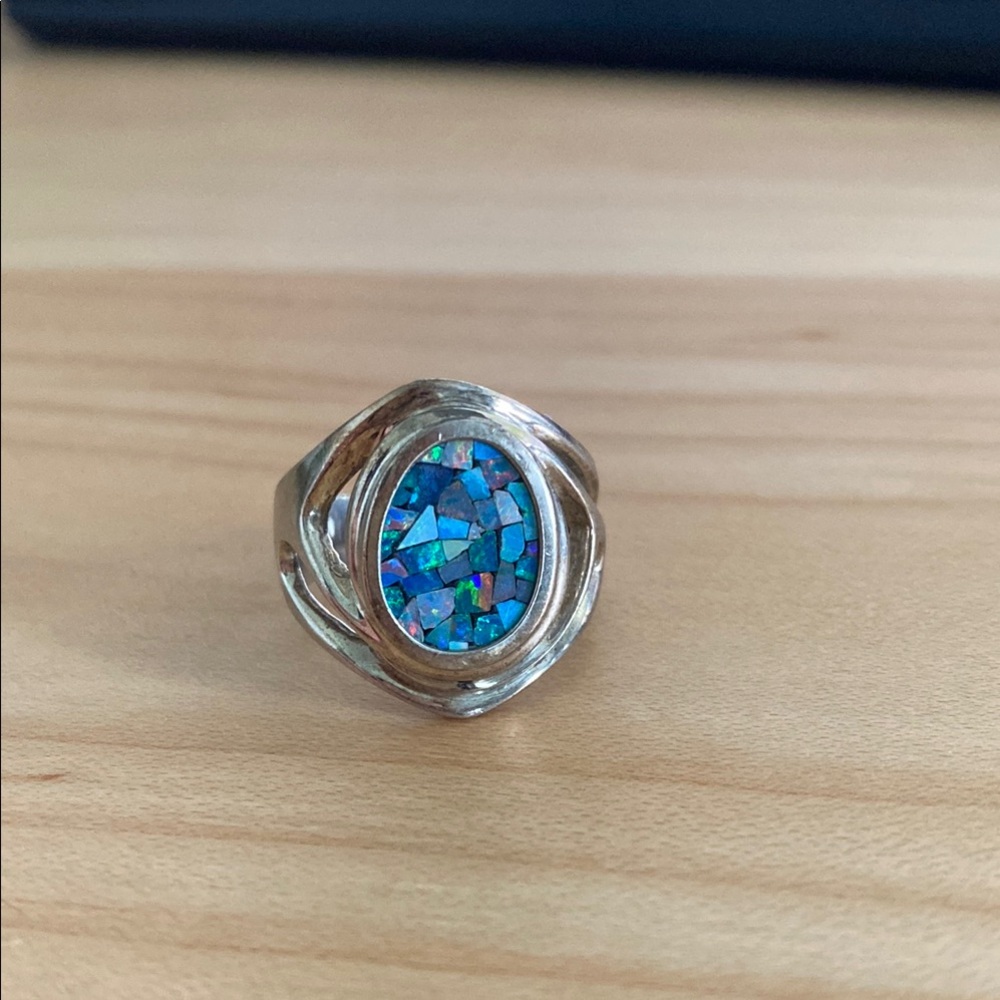 Whitney Kelly Ring Fire Opal Mosaic